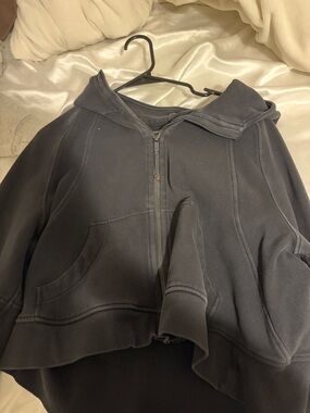lululemon athletica dark gray zip hoodie